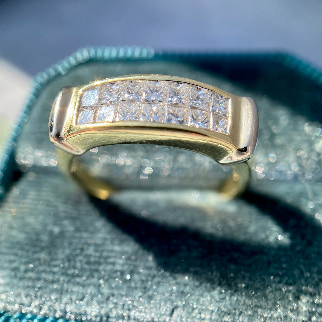 Bright & Buttery .50tcw Diamond Ring in 18k Yellow Gold