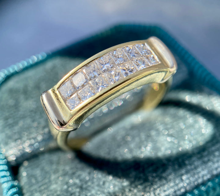 Bright & Buttery .50tcw Diamond Ring in 18k Yellow Gold