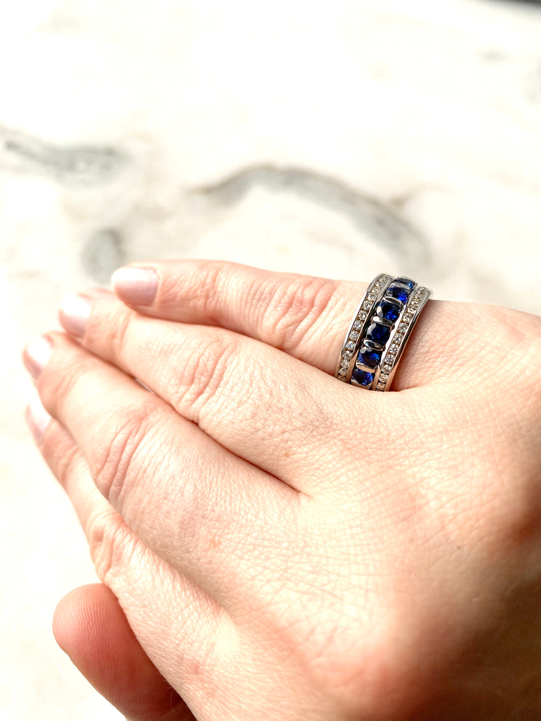 Starry Night Sapphire Band