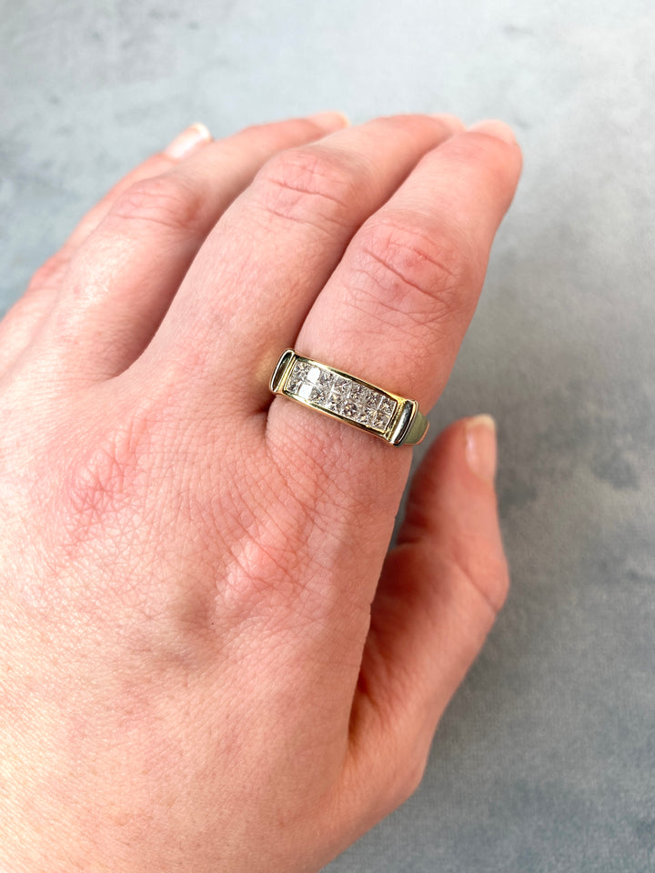 Bright & Buttery .50tcw Diamond Ring in 18k Yellow Gold