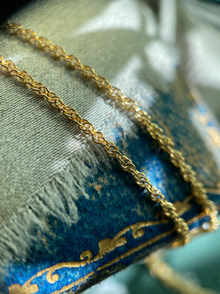 Loose Rope Chain in 14k Yellow Gold 18“