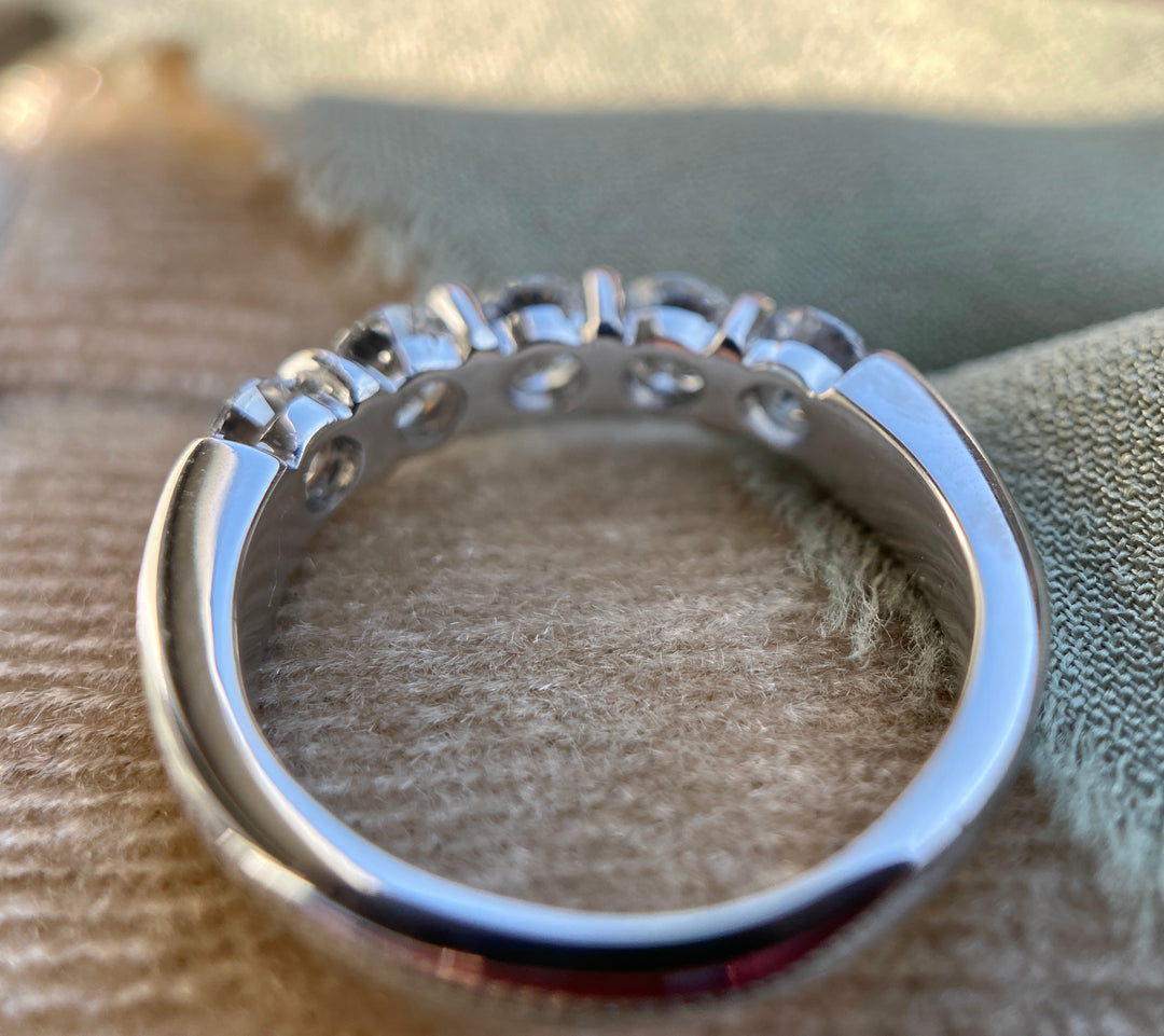 Constellation Diamond Band in 14k White Gold