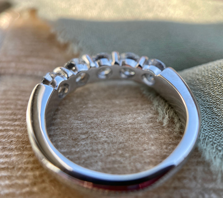 Constellation Diamond Band in 14k White Gold