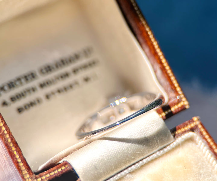 Over 1/3 Carat tw Vintage Diamond Illusion Ring in 14k White Gold