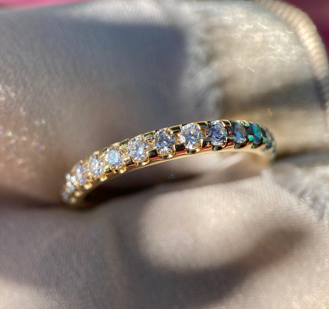 Shine Bright Diamond Band in 18k Yellow Gold