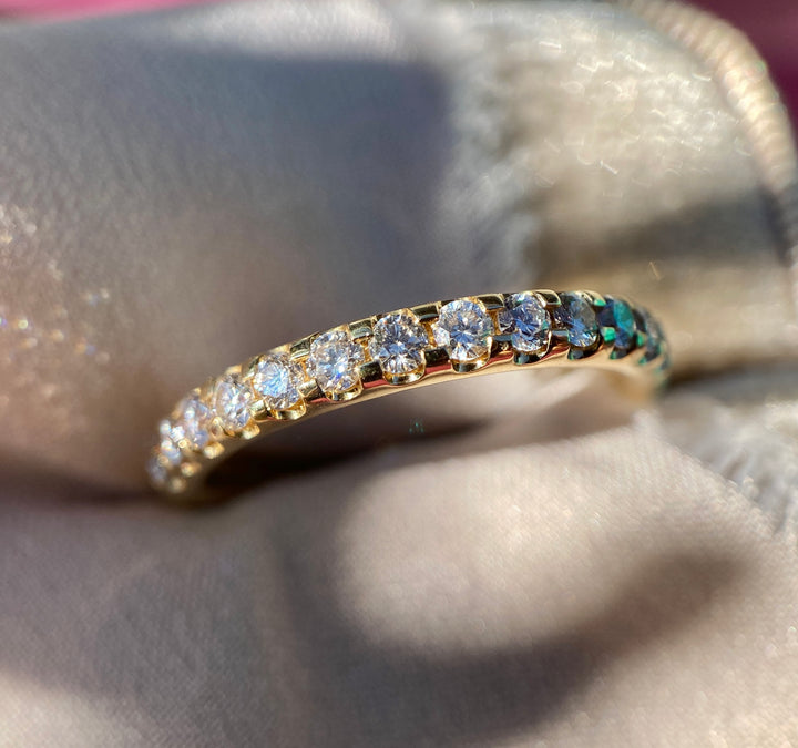 Shine Bright Diamond Band in 18k Yellow Gold