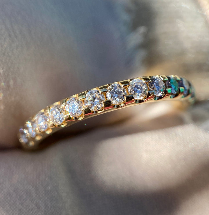 Shine Bright Diamond Band in 18k Yellow Gold