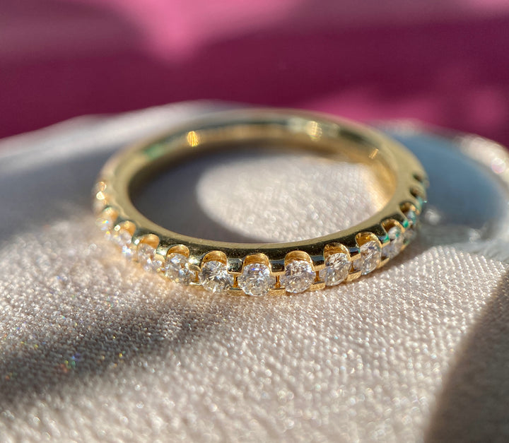 Shine Bright Diamond Band in 18k Yellow Gold