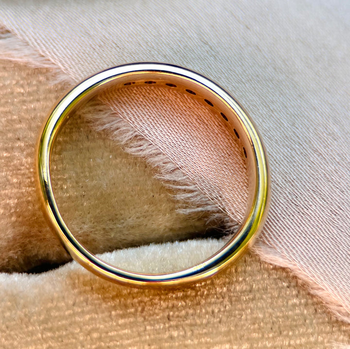 Over 3/4 Carat tw Bold Diamond Engagement Ring Set in 14k Yellow Gold