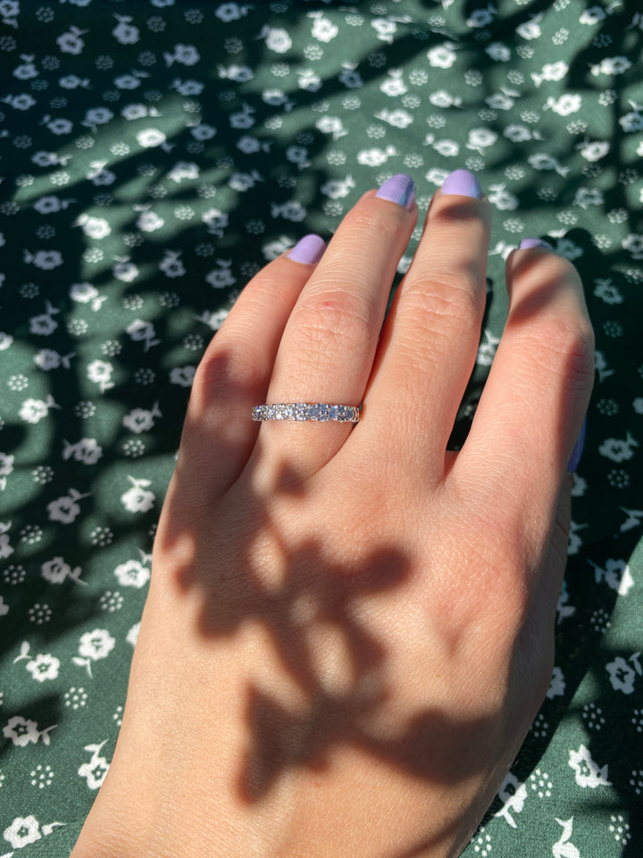 Modern Pear Natural Diamond Wedding Ring Set in 10k White Gold  1.65TCW