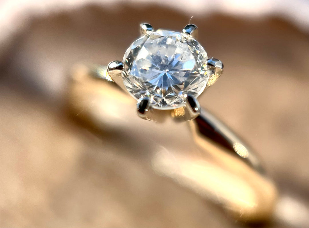 Stunning Over 1 Carat TW Diamond Solitaire and Enhancer