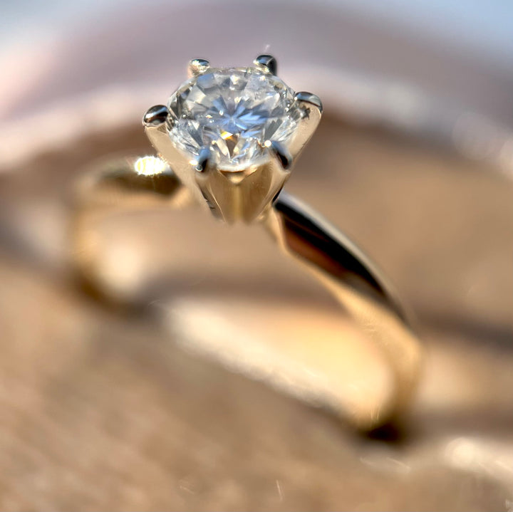 Stunning Over 1 Carat TW Diamond Solitaire and Enhancer