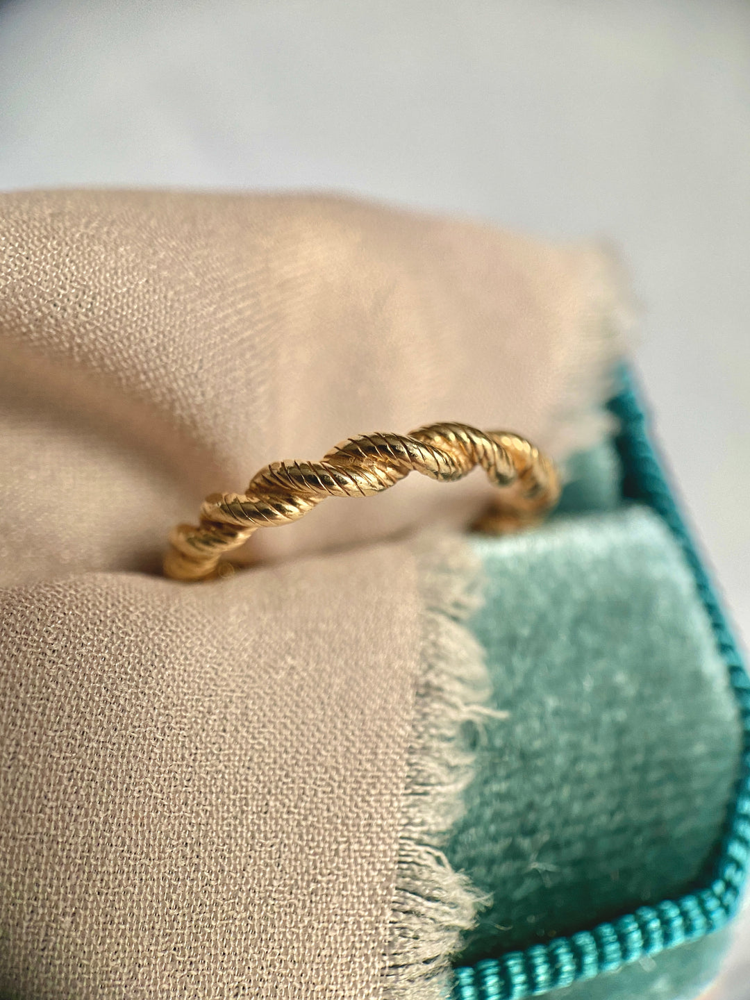 Twisted Together Band in 14k Yellow Gold