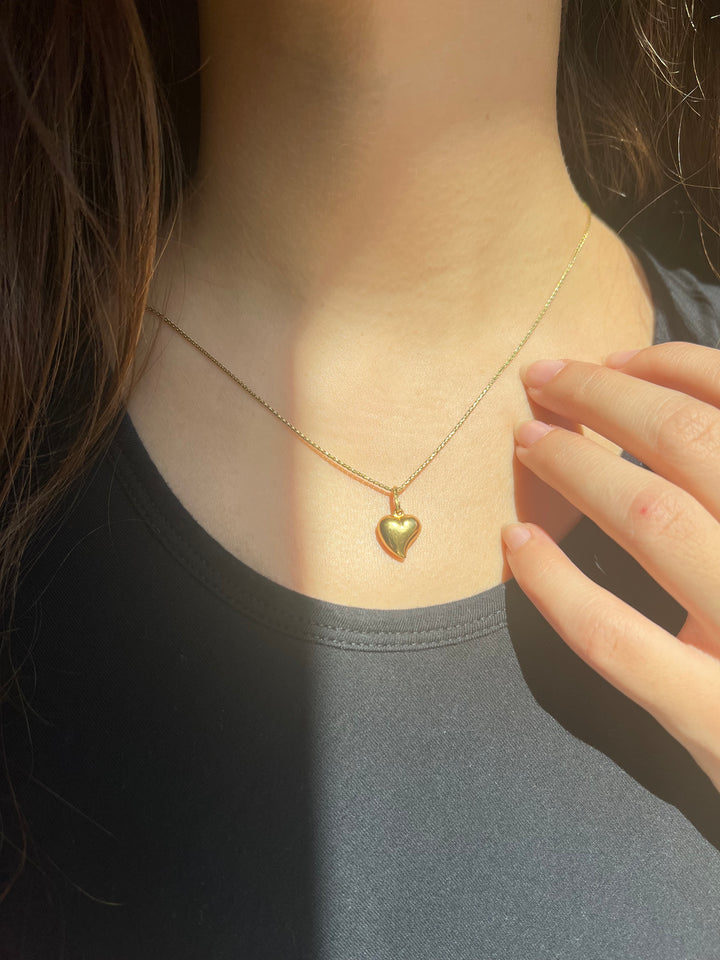 Heart Pendant in 18k Yellow Gold
