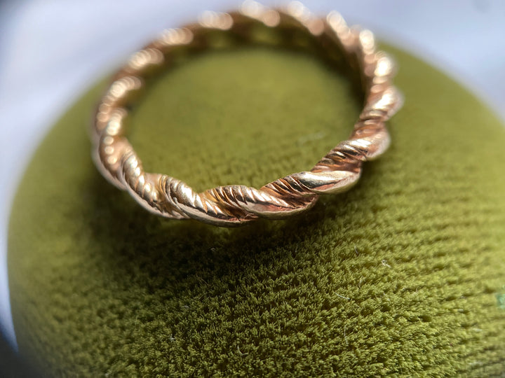 Twisted Together Band in 14k Yellow Gold