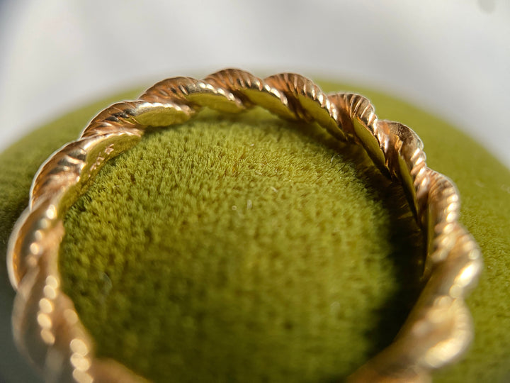 Twisted Together Band in 14k Yellow Gold