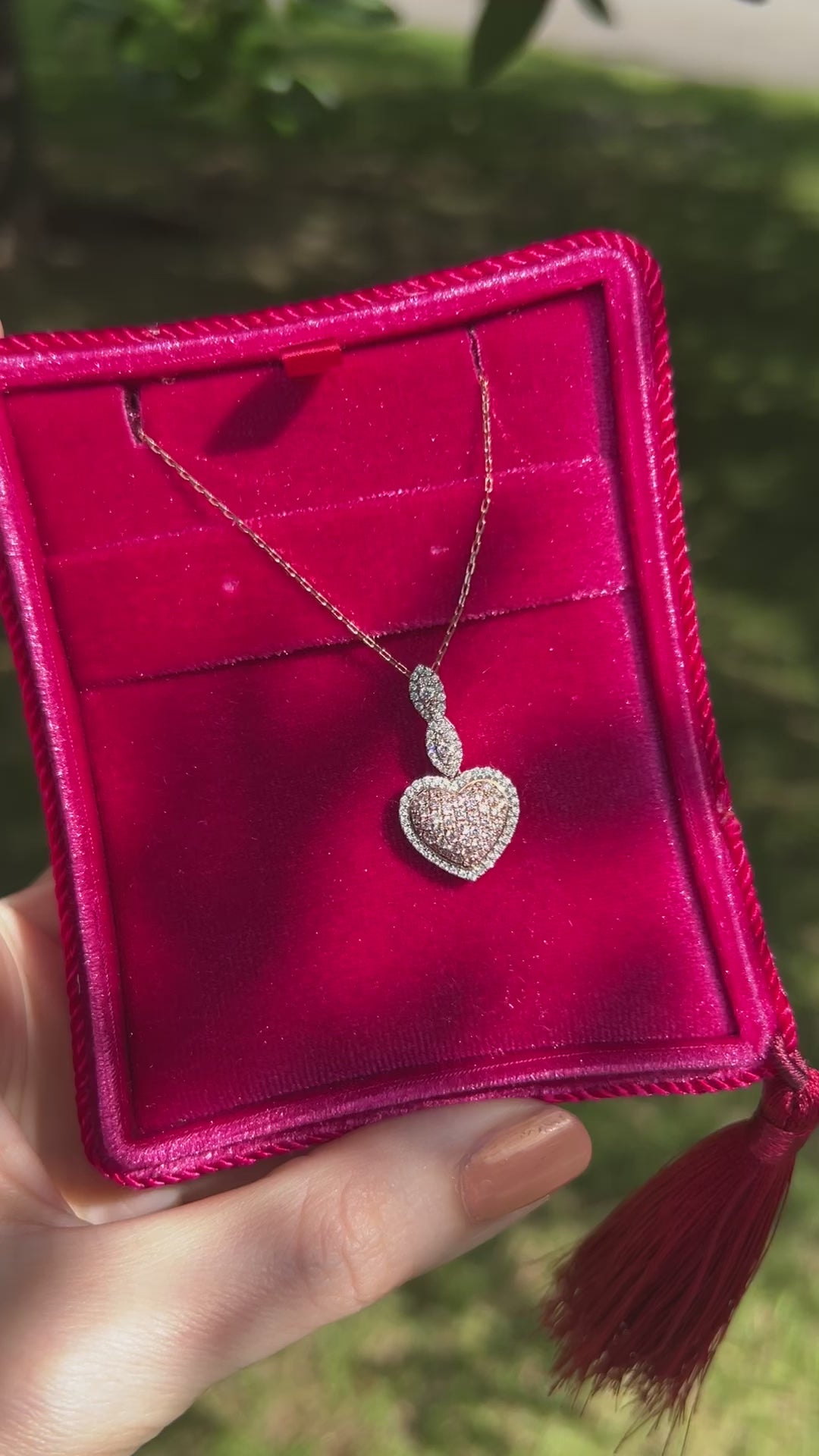 Private- Layaway Pink Diamond Heart & Vintage 14k Diamond Watch