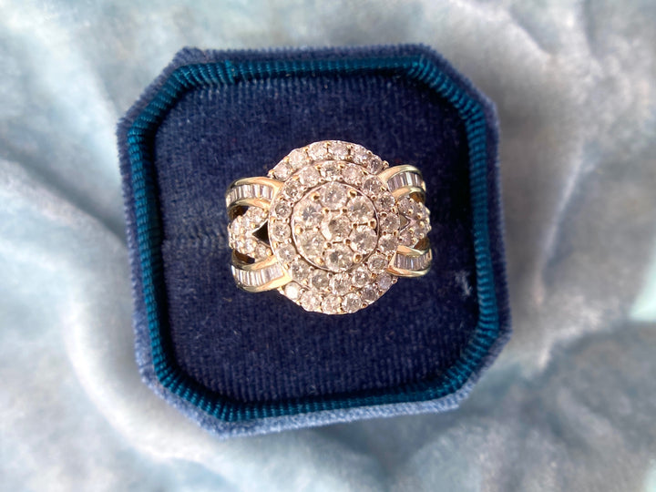 Sparkle! 1.40 Carat tw Diamond Ring in 10k Yellow Gold