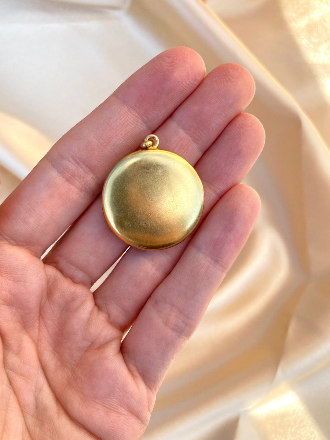 Victorian Black Hills Gold Locket in 10k Yellow Gold